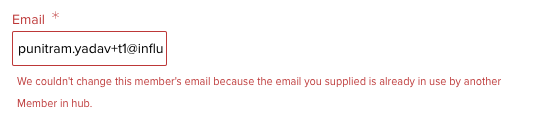 Common Error Message